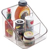 image:imageiDesign Linus BPAFree Plastic 3Tier Packet Organizer  625 x 575 x 5 ClearClear