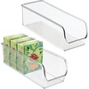 image:imageiDesign Linus Storage Container Small Clear  Kitchen Pantry Refrigerator FreezerPack of 2