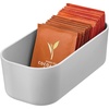 image:imageiDesign Plastic Drawer Organizer Bin Gray  Storage for Kitchen Storage for Bathroom Storage for Desk Drawers