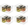 image:imageiDesign Plastic Pantry Storage Bin ClearKitchen Storage Box Pack of 4