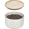 image:imageiDesign Recycled Plastic Medium Mixing Bowl with Lid The Rosanna Pansino Collection  775 L x 715 W x 5 H Coconut Bowl with Natural Wood Lid