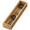 image:imageiDesign Small Acacia Wood Drawer Organizer Bin Natural  Kitchen and Pantry12 x 3 x 2