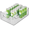 image:imageiDesign Stackable Storage Bin with Handles Clear  For Pantry or Fridge Made in USA14 x 10 x 5