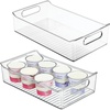 image:imageiDesign Stackable Storage Bin with Handles Clear  For Pantry or Fridge Made in USA14 x 8 x 35