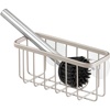 image:imageiDesign Stainless Steel Suction Sponge Holder 2Pack Polished  Kitchen Sink Caddy OrganizerSatin