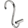 image:imageiDesign TBar Metal Curtain Rust Resistant Shower Hooks Rings for Kids Guest Master Bathroom Set of 12 ChromeChrome