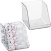 image:imageiDesign Water Bottle Organizer for Fridge Set of 4 Clear  Made in USAPack of 2 Tall