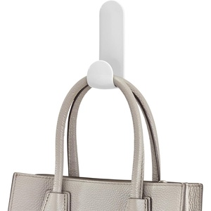 image:imageiDesign Adhesive Shower Hooks White Set of 2  Bathroom Storage Shower2 Slim Hooks