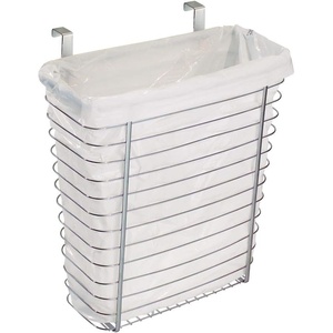 image:imageiDesign Axis Steel Over the Cabinet Storage Basket Organizer for Kitchen Pantry Bathroom Office Dorm Room 71 x 122 x 142 ChromeChrome
