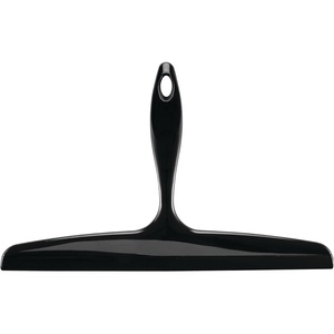image:imageiDesign Bathroom Plastic Shower Squeegee ClearGreen Set of 2  Wall Hook IncludedBlack