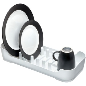 image:imageiDesign Kitchen Sink Caddy for Countertop White  Sponge Holder Drain Spout742 x 1692 x 3