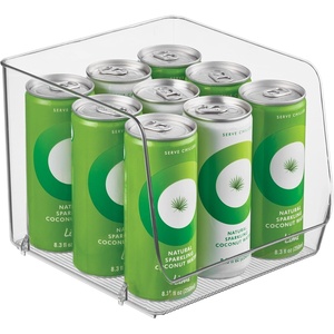 image:imageiDesign OpenFront Storage Bin  AllPurpose Bin for Kitchen Bathroom or Office  Clear  Made in USAPack of 1