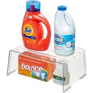 image:imageiDesign Recycled Plastic Deep Laundry Room Organization Detergent Riser  56 x 43 x 23 Clear BinDeep Riser