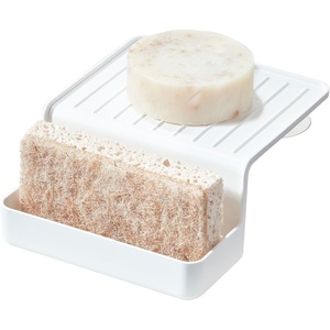 image:imageiDesign Recycled Plastic Double Suction Sink Caddy White