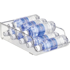 image:imageiDesign Water Bottle Organizer for Fridge Set of 4 Clear  Made in USAPack of 1