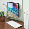 image:imageiDesign AFFIXX Plastic Wall Mount Organizer for Kitchen Bathroom Office Bedroom Garage Craft Room 35 x 11 x 65 Clear  For Kitchen Bathroom Office Bedroom Garage Craft Room35 x 11 x 65