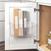 image:imageiDesign AFFIXX Plastic Wall Mount Organizer for Kitchen Bathroom Office Bedroom Garage Craft Room 35 x 11 x 65 Clear  For Kitchen Bathroom Office Bedroom Garage Craft Room35 x 11 x 65