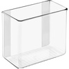 image:imageiDesign Adhesive Organizer Bin  Clear  DamageFree Hanging For Kitchen For Bathroom For OfficePack of 1