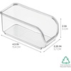 image:imageiDesign BPAFree Plastic Sugar Packet Holder The Linus Collection Clear  225 x 45 x 2 OrganizerPack of 1