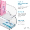 image:imageiDesign BPAFree Plastic Sugar Packet Holder The Linus Collection Clear  225 x 45 x 2 OrganizerPack of 1