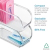 image:imageiDesign BPAFree Plastic Sugar Packet Holder The Linus Collection Clear  225 x 45 x 2 OrganizerPack of 1
