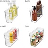 image:imageiDesign Crisp Fridge and Pantry Storage Bin with Handles Container for Food Drinks Produce Organization BPAFree 10 x 4 x 64 x 10 x 6