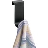 image:imageiDesign Forma Brushed Stainless Steel OverTheCabinet Storage Hook  1 x 225 x 3  OverTheCabinet StorageMatte Black