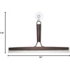 image:imageiDesign Forma Polished Stainless Steel Squeegee with Suction Storage Hook  12 x 75Bronze