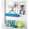 image:imageiDesign Jayce Metal Iron Holder Storage Basket for Modular Grid Wall System Organizer for Kitchen Bathroom Bedroom Office Basement Garage 825 x 575 x 5  Matte BlackMatte Black