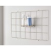 image:imageiDesign Jayce Metal Iron Holder Storage Basket for Modular Grid Wall System Organizer for Kitchen Bathroom Bedroom Office Basement Garage 825 x 575 x 5  Matte BlackSatin