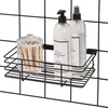 image:imageiDesign Jayce Metal Iron Holder Storage Basket for Modular Grid Wall System Organizer for Kitchen Bathroom Bedroom Office Basement Garage 825 x 575 x 5  Matte BlackMatte Black