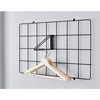 image:imageiDesign Jayce Metal Iron Holder Storage Basket for Modular Grid Wall System Organizer for Kitchen Bathroom Bedroom Office Basement Garage 825 x 575 x 5  Matte BlackMatte Black