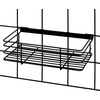 image:imageiDesign Jayce Metal Iron Holder Storage Basket for Modular Grid Wall System Organizer for Kitchen Bathroom Bedroom Office Basement Garage 825 x 575 x 5  Matte BlackMatte Black