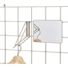 image:imageiDesign Jayce Metal Iron Holder Storage Basket for Modular Grid Wall System Organizer for Kitchen Bathroom Bedroom Office Basement Garage 825 x 575 x 5  Matte BlackSatin