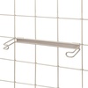 image:imageiDesign Jayce Metal Iron Holder Storage Basket for Modular Grid Wall System Organizer for Kitchen Bathroom Bedroom Office Basement Garage 825 x 575 x 5  Matte BlackSatin