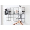 image:imageiDesign Jayce Metal Iron Holder Storage Basket for Modular Grid Wall System Organizer for Kitchen Bathroom Bedroom Office Basement Garage 825 x 575 x 5  Matte BlackMatte Black