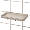 image:imageiDesign Jayce Metal Iron Holder Storage Basket for Modular Grid Wall System Organizer for Kitchen Bathroom Bedroom Office Basement Garage 825 x 575 x 5  Matte BlackSatin