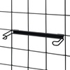 image:imageiDesign Jayce Metal Iron Holder Storage Basket for Modular Grid Wall System Organizer for Kitchen Bathroom Bedroom Office Basement Garage 825 x 575 x 5  Matte BlackMatte Black