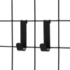 image:imageiDesign Jayce Metal Iron Holder Storage Basket for Modular Grid Wall System Organizer for Kitchen Bathroom Bedroom Office Basement Garage 825 x 575 x 5  Matte BlackMatte Black