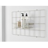 image:imageiDesign Jayce Metal Iron Holder Storage Basket for Modular Grid Wall System Organizer for Kitchen Bathroom Bedroom Office Basement Garage 825 x 575 x 5  Matte BlackSatin