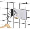 image:imageiDesign Jayce Metal Iron Holder Storage Basket for Modular Grid Wall System Organizer for Kitchen Bathroom Bedroom Office Basement Garage 825 x 575 x 5  Matte BlackMatte Black