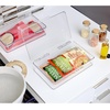 image:imageiDesign Kitchen Binz BPAFree Plastic Stackable Organizer Box with Lid  726 x 1075 x 237 Clear  Stackable Storage Bin with LidPack of 1