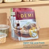 image:imageiDesign Linus BPAFree Plastic 2Tier Packet Organizer 6 x 425 x 51 2 Section  BPAFree Plastic Space saverPack of 1