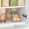 image:imageiDesign Plastic Divided Storage Organizer  5 x 105 x 35 Clear Bin  The Linus CollectionPack of 1