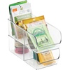 image:imageiDesign Plastic Divided Storage Organizer  5 x 105 x 35 Clear Bin  The Linus CollectionPack of 2