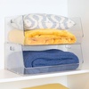 image:imageiDesign Stackable OpenFront Storage Bin Extra Long Organizer for Kitchen or Pantry ClearPack of 1
