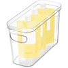 image:imageiDesign Crisp Fridge and Pantry Storage Bin with Handles Container for Food Drinks Produce Organization BPAFree 10 x 4 x 64 x 10 x 6