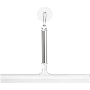 image:imageiDesign Forma Brushed Stainless Steel Squeegee 12 x 8  Suction Storage HookModern