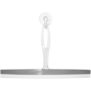 image:imageiDesign Forma Brushed Stainless Steel Squeegee 12 x 8  Suction Storage HookPlastic Handle