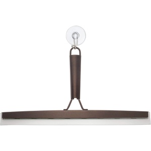 image:imageiDesign Forma Polished Stainless Steel Squeegee with Suction Storage Hook  12 x 75Bronze